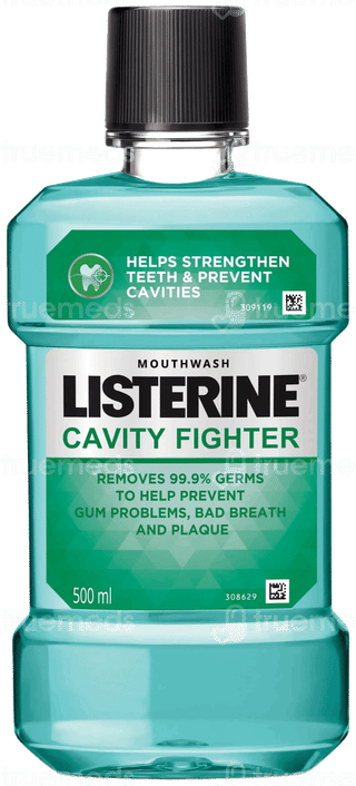 Listerine Cavity Fighter Mouthwash 500Ml